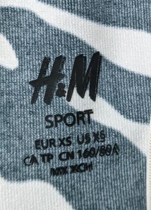 Майка спортивная зебра от h&m турция (036)6 фото