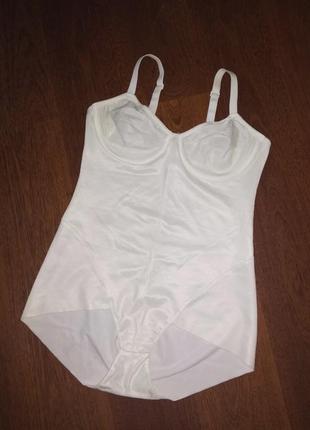 85-в/с молочний безшовний боді-комбідрес-тяжка m&amp;s