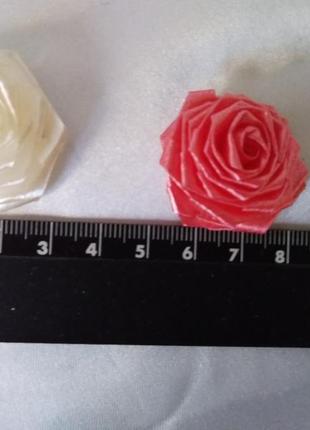 Декоративный элемент розочка /декоративний елемент троянда, діаметр 3 см.4 фото