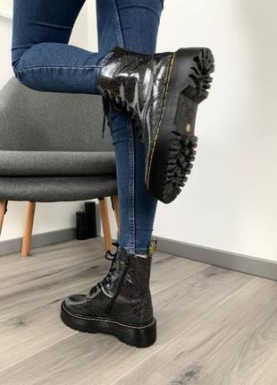 Сапоги кожаные dr.martens jadon galaxy, ботинки демисезон2 фото