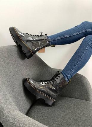 Сапоги кожаные dr.martens jadon galaxy, ботинки демисезон3 фото