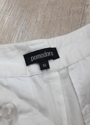 Белые прямые джинсы 7/8 pomodoro4 фото