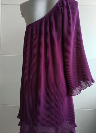 Очень красивое и оригинальное платье next фиолетового цвета2 фото