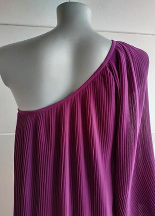 Очень красивое и оригинальное платье next фиолетового цвета3 фото