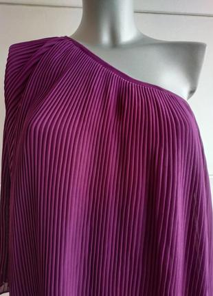 Очень красивое и оригинальное платье next фиолетового цвета4 фото