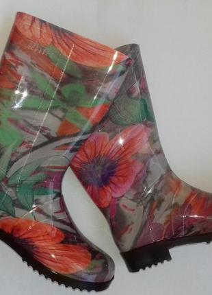 Резиновые сапоги женские 36-41