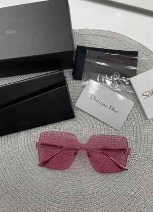 Сонцезахисні рожеві окуляри dior, оригінал3 фото