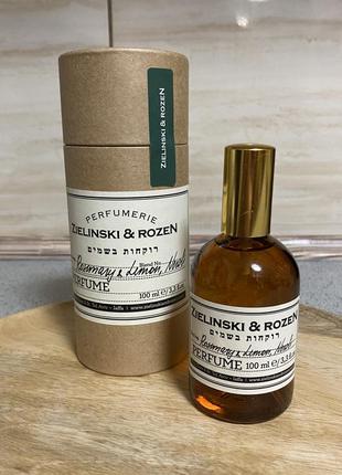 Zielinski & rozen rosemary & lemon, neroli 100ml