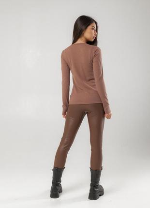 Теплые лосины с эко кожи. теплые кожаные лосины