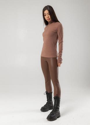 Теплые лосины с эко кожи. теплые кожаные лосины