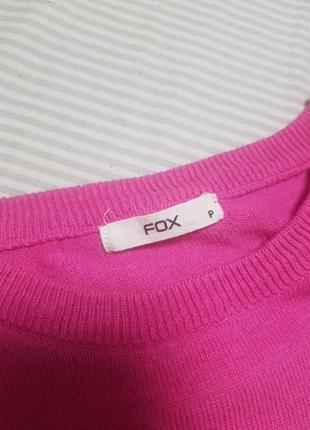 Fox водолазка гольф гольфік светр світер жіночий ххс хс малиновий4 фото