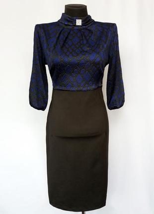 Суперцена. элегантное платье футляр. брошка. турция. новое, р. 42-44