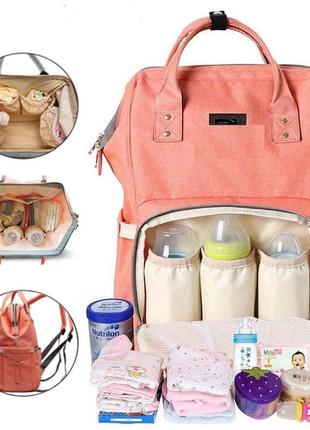 Рюкзак мамский для мамы, для путешествий термо большой baby kingdom