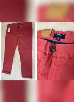 Мужские брюки chino slim fit kiabi оригинал1 фото