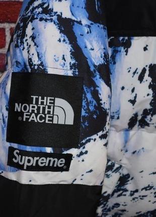 Куртка зимняя в стиле the north face горы3 фото