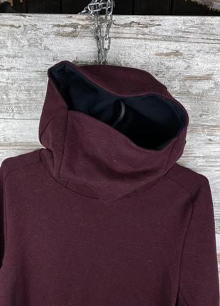 Мужское худи nike tech fleece ninja кофта толстовка modern с лампасами swoosh3 фото