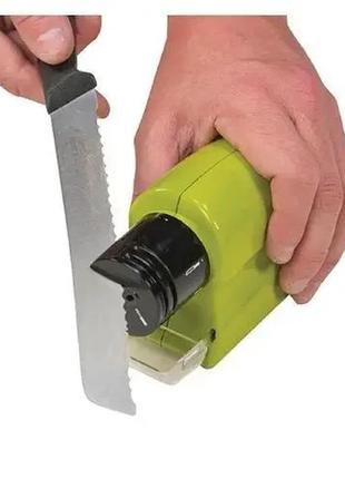 Точилка sharpener for knives and scissors electric (mw-23) универсальная для ножей и ножниц kt4 фото