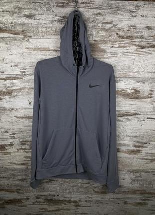 Мужская кофта nike swoosh therma fit dri зип худи толстовка спортивная