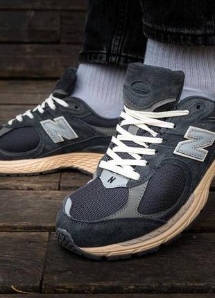 Кроссовки мужские new balance 2002r dark blue2 фото