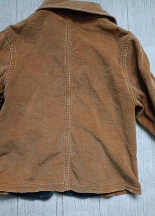 Вельветово джинсовая курточка, пиджачок grammy, р.104/4 года3 фото