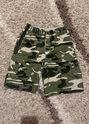 Камуфляжные шорты карго cargo shorts camo