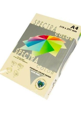 Папір ксероксний кольоровий "spectra" a4 80г/м 500арк "cream"  кремовий 110 16.4398, шт