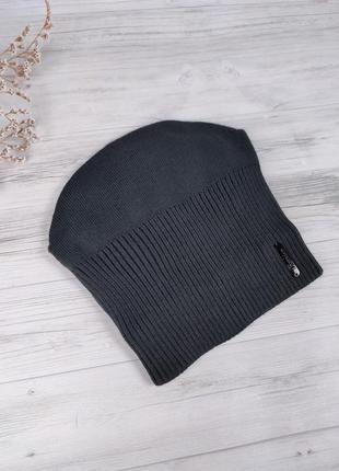 Шапка для хлопчика 👍🏻 утеплена флісом дитяча шапочка