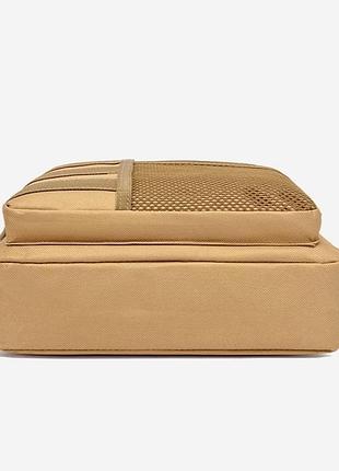 Нагрудная сумка бронежилет песочный хаки койот