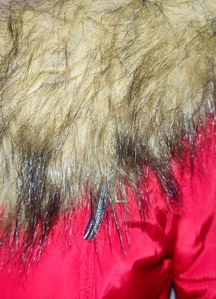 Зимова жіноча куртка, парка з хутром, 42-445 фото