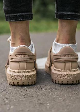 Кросівки в стилі dior id beige жіночі преміум якість6 фото