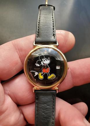 Pulsar disney mickey mouse, кварцовий годинник унісекс, 80 рік
