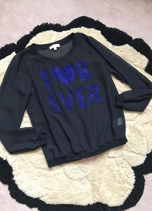 Стильна прозора кофта як нова с-м