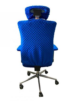 Чохол на крісло kulik system. синій4 фото