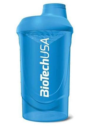 Шейкер biotech usa wave shaker 600 мл колір синій (484201)