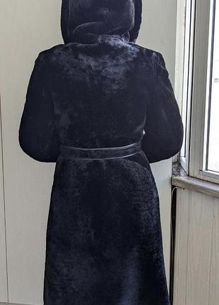 Шуба натуральна мутонова s + чоботи 38 замш в подарунок!