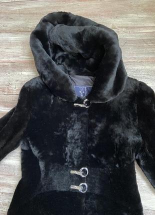 Шуба натуральна мутонова s + чоботи 38 замш в подарунок!