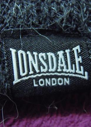 Стильная шапка от lonsdale шерсть, оригинал2 фото
