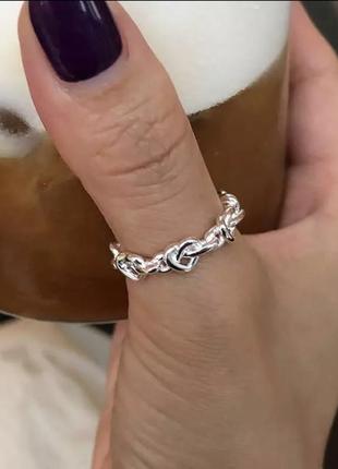 Серебряное кольцо кольца
