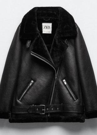 Дублянка zara з хутром