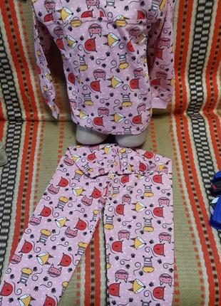 Пижама пижама пижамка девочка комплект домашний
