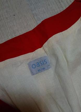 Сукня / платье oasis актуальное фирменное красное серое оригинальное 3
