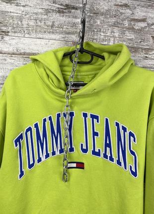 Мужское худи tommy hilfiger jeans кофта толстовка с капюшоном