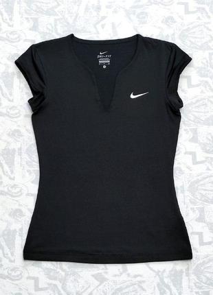 Спортивная футболка nike dri-fit черного цвета2 фото