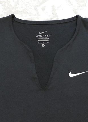 Спортивная футболка nike dri-fit черного цвета3 фото