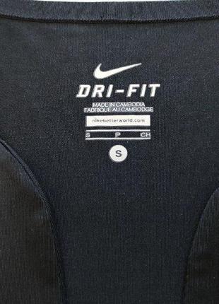 Спортивна футболка nike dri-fit чорного кольору4 фото