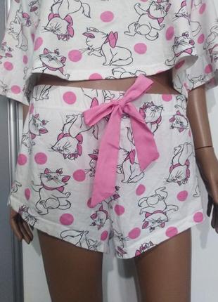 Котоновая пижама с котиками от disney3 фото