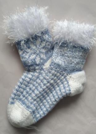 Носки теплые женские вязанные3 фото