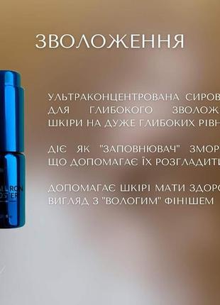 Бустер з гіалуроновою кислотою hyaluron booster lambre 10ml сироватка концентрат франція2 фото