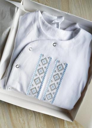 Человечек (ромпер) вышиванка5 фото