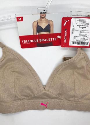 Жіночий бюсгалтер( оригінал) puma sparkling women’s triangle bralette.